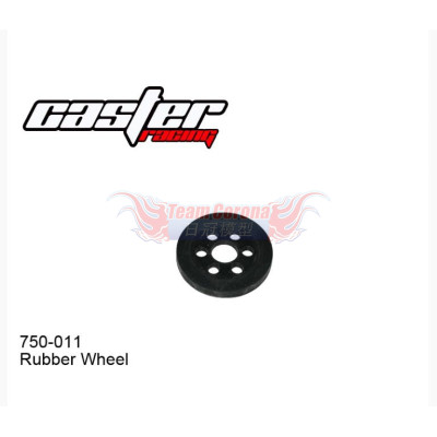 CASTER 750-011 Rubber Wheel for Twin750 or Mugen Starter box